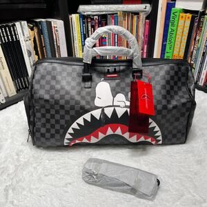 SPRAYGROUND PEANUTS SNOOPY NO DAY OFF DUFFLE BAG WEEKENDER